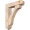 Ekena Millwork Legacy Arts and Crafts Smooth Bracket w/ Offset Brace, Douglas Fir, 7 1/2"W x 32"D x 38"H BKT0806X32X38LEC03SDF - alternate 1